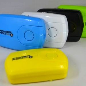 Portal Vibration Speaker. Available in black white blue yellow and green